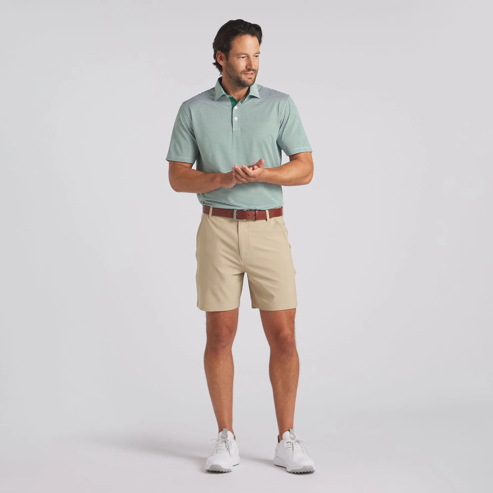 101 Solid 7" Golf Shorts | Prairie Tan