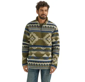 112353283 - Wrangler® 1/4 Zip Sherpa Pullover - Alpine