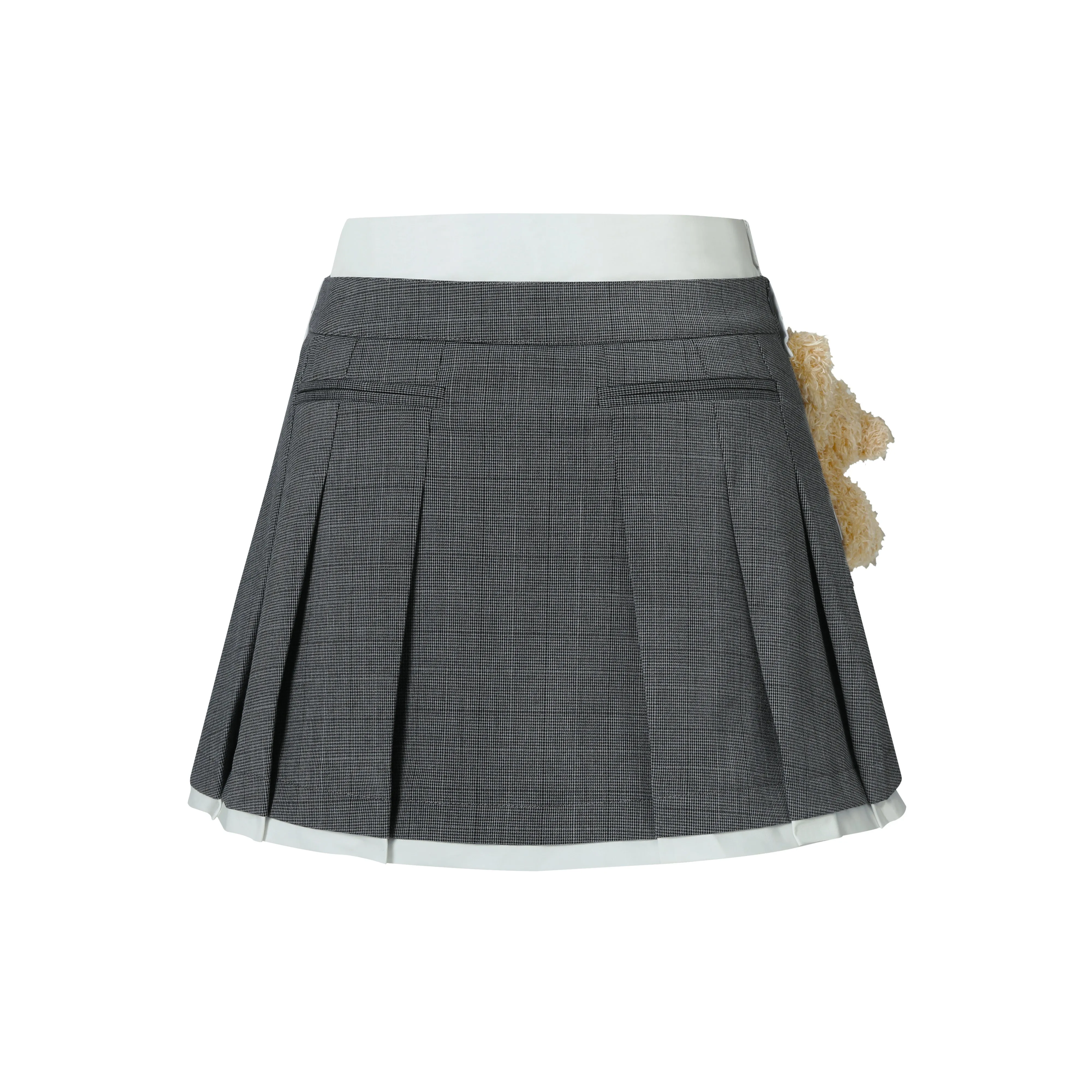 13DE MARZO Bear Loin Pleated Skirt 13 de marzo