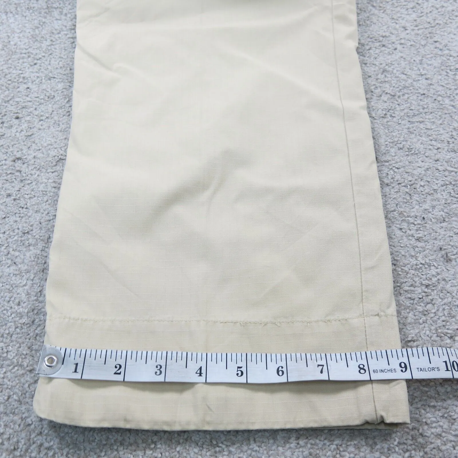 Abercrombie & Fitch Womens Pant Straight Leg 100% Cotton Pockets Tan Size 10