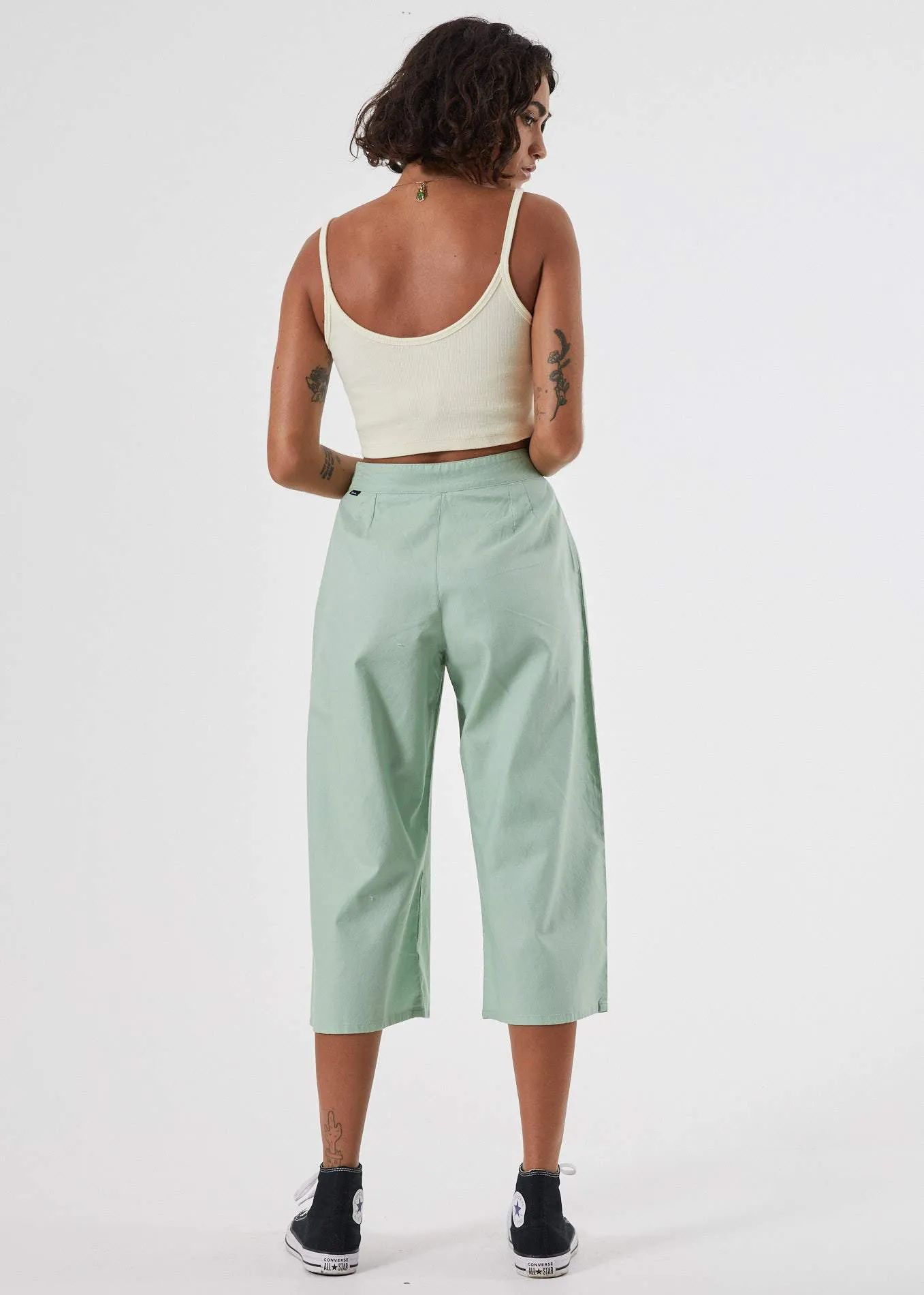 Afends Womens Fi - Wide Leg Cropped Pant