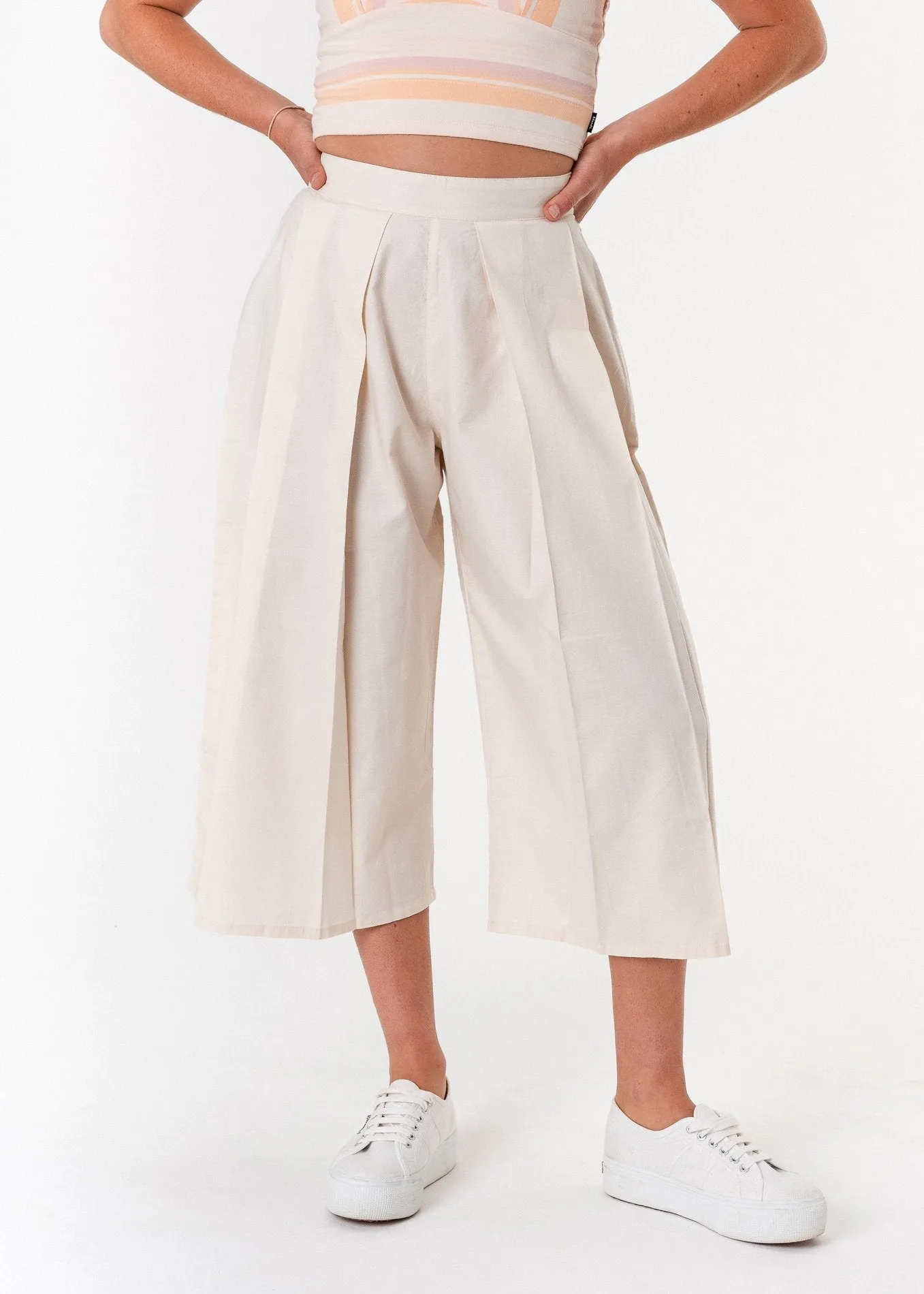 Afends Womens Fi - Wide Leg Cropped Pant