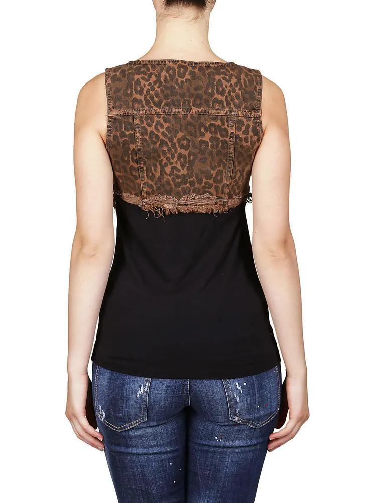 Alexander Wang Leopard Print Gilet