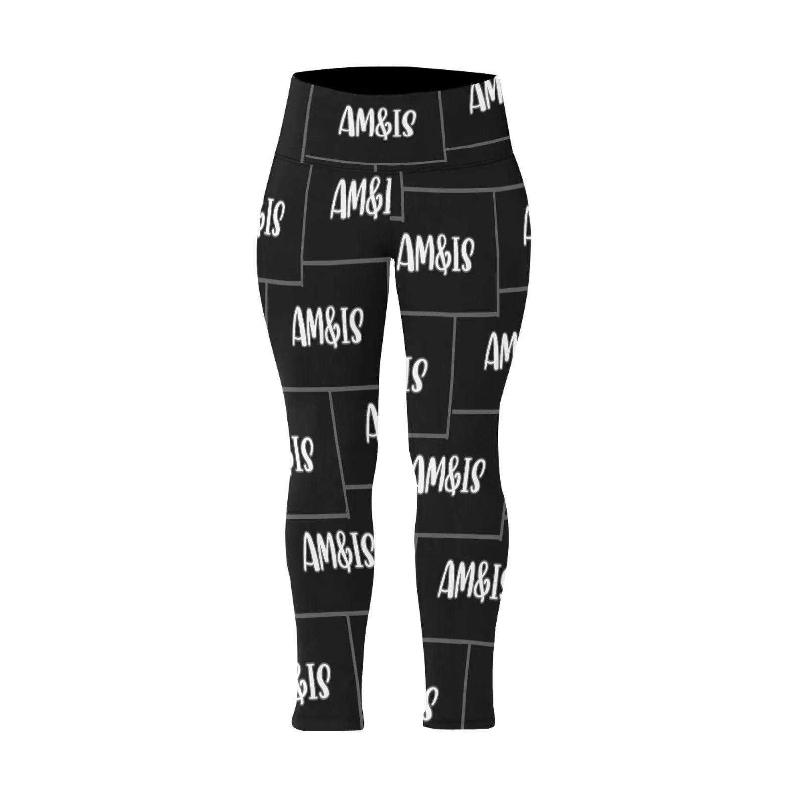 Am&Is Women's High Waist Leggings Voluptuous ( ) Plus Size