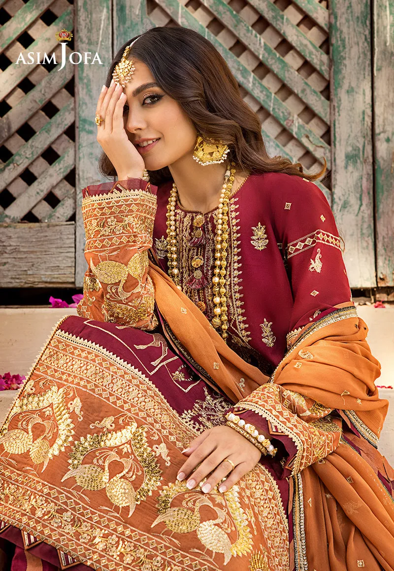 Asim Jofa Luxury Lawn Collection 2023 – AJLR-11