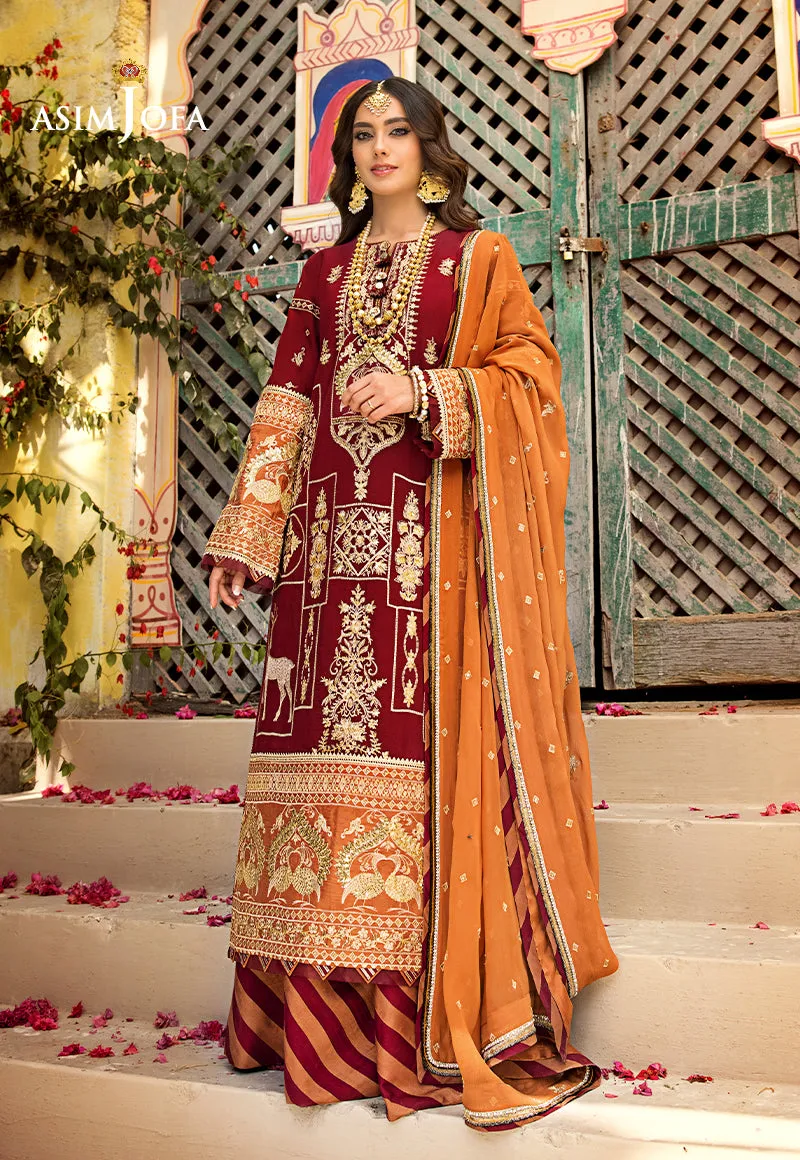 Asim Jofa Luxury Lawn Collection 2023 – AJLR-11