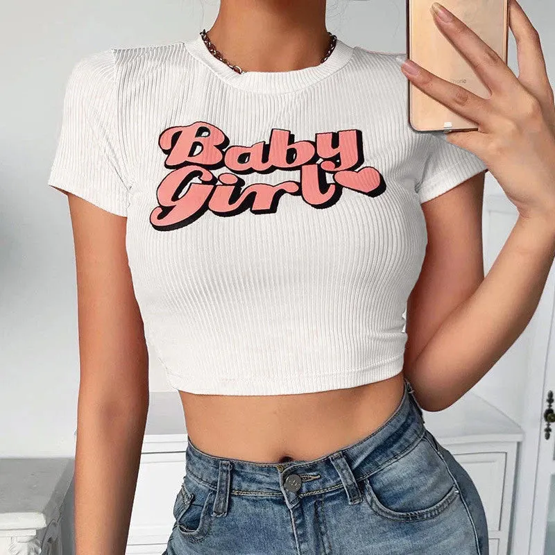 Baby Girl Barbie Doll Crop Top