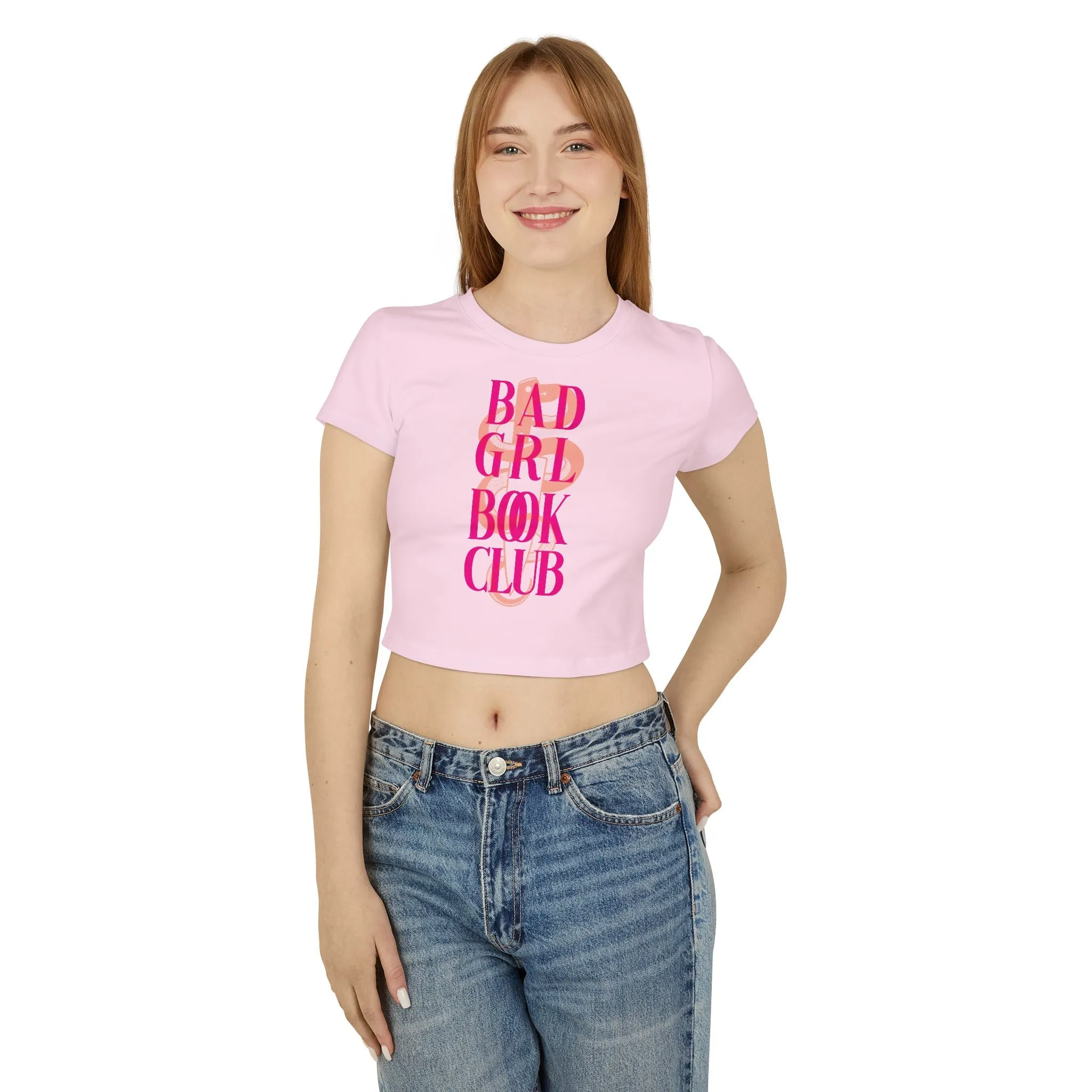 Bad Grl Book Club Baby Tee - The Scarlet Letter Collection