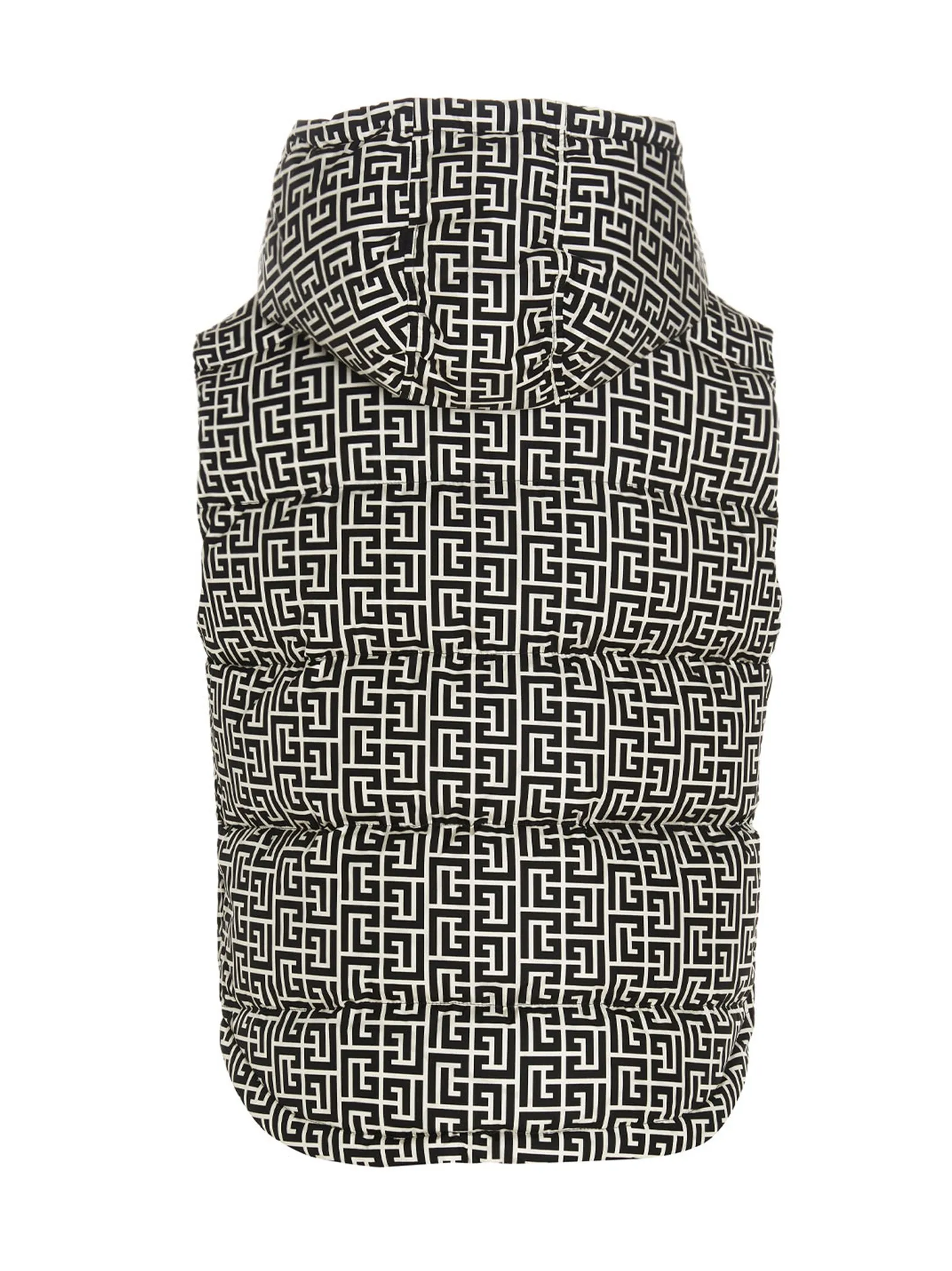 Balmain Monogram Pattern Padded Gilet