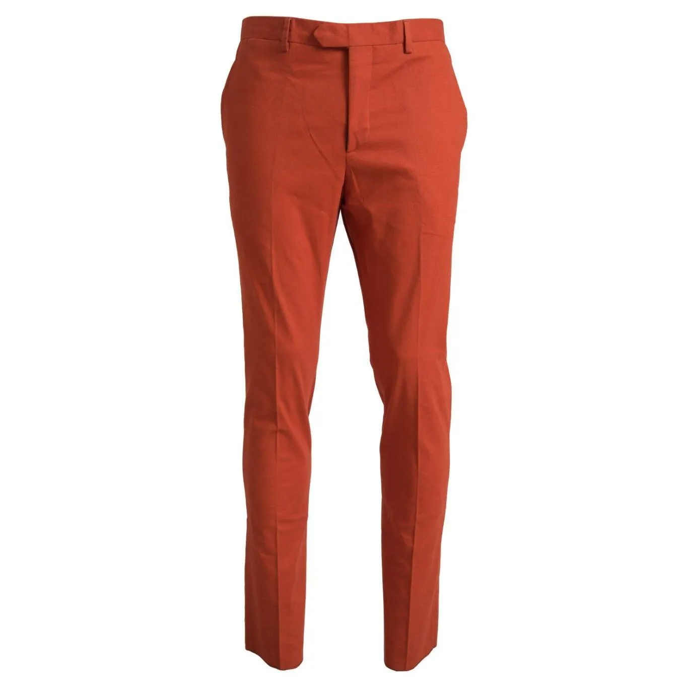 BENCIVENGA Elegant Orange Pure Cotton Pants