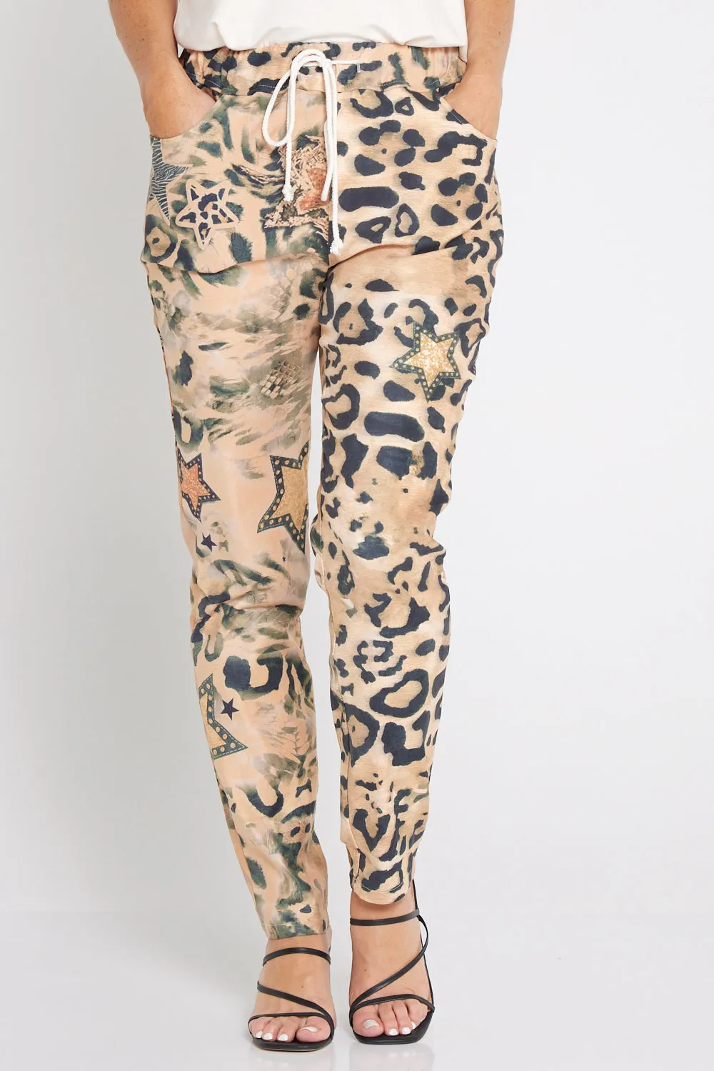 Beth Pants - Cheetah Print