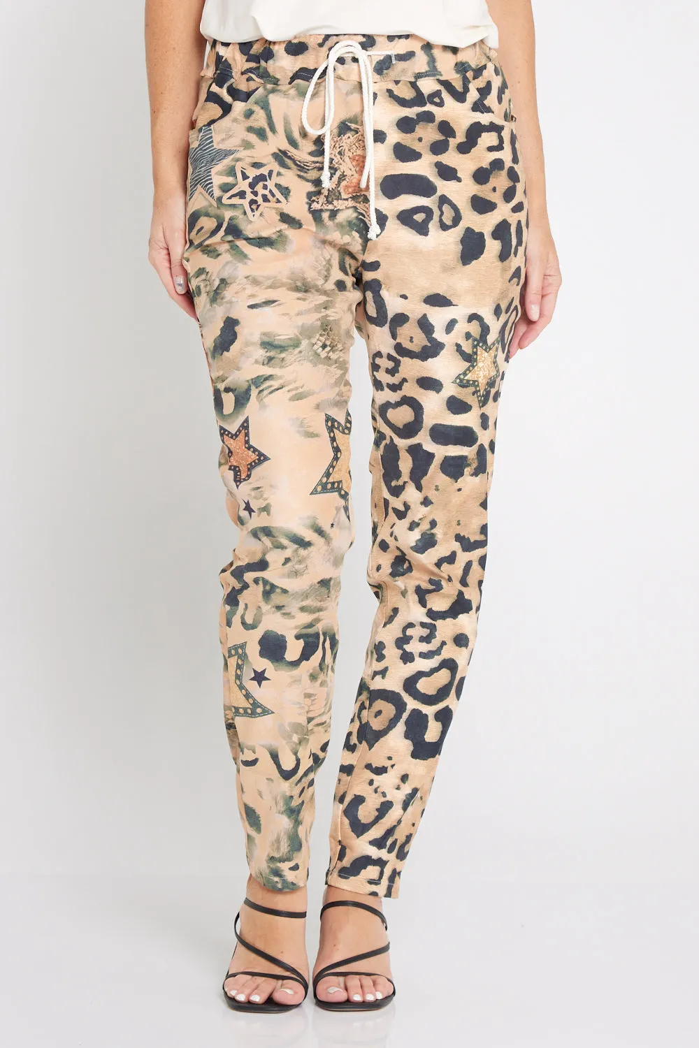 Beth Pants - Cheetah Print