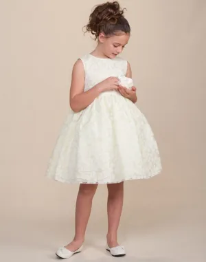 Bewitching Sleeveless Lace Flower Girl Dress - Apple Green