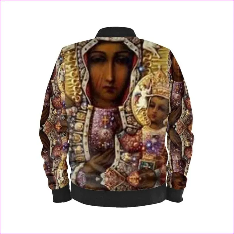 Black Madonna Premium Mens Bomber Jacket