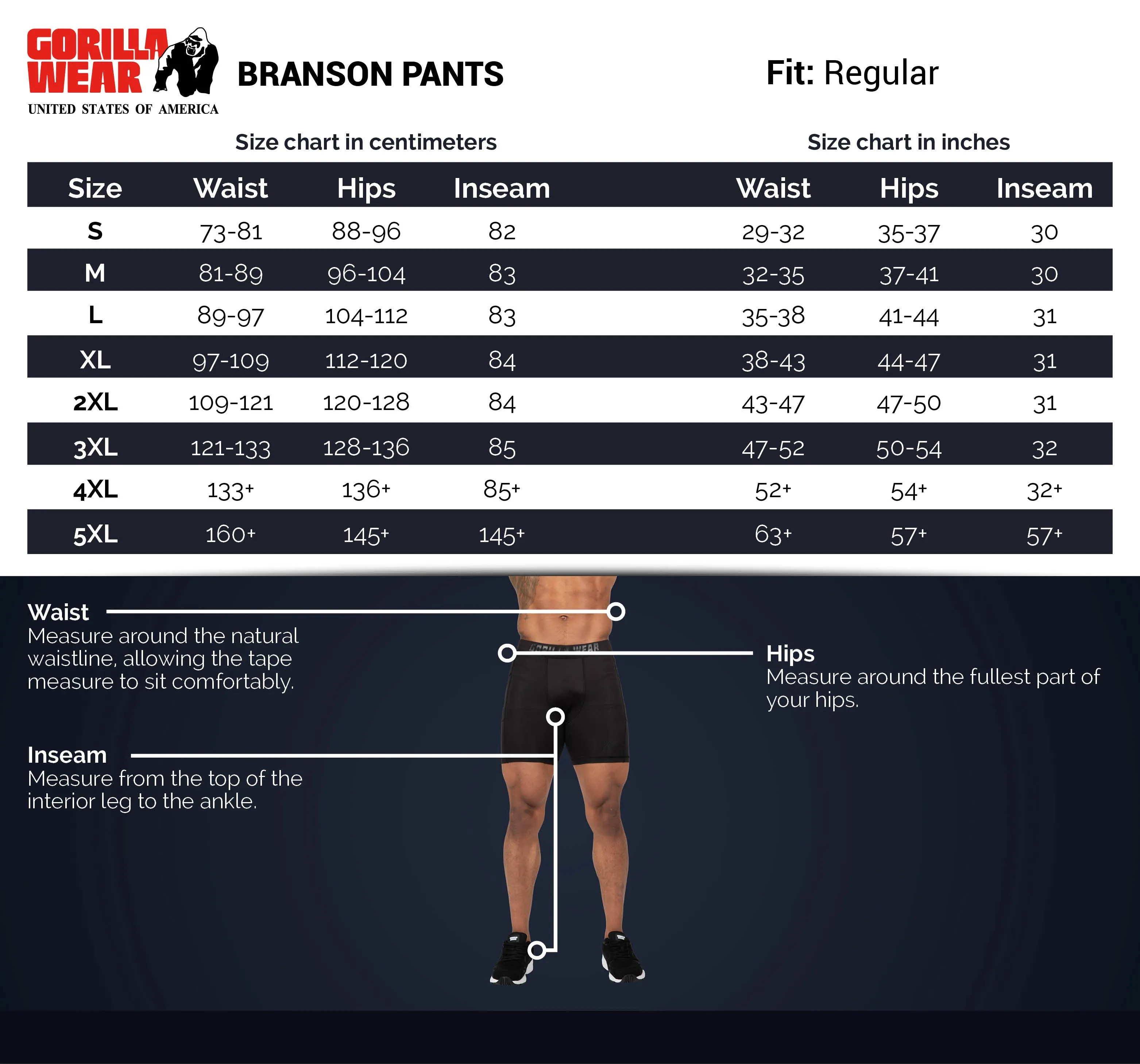 Branson Pants - Black/Gray