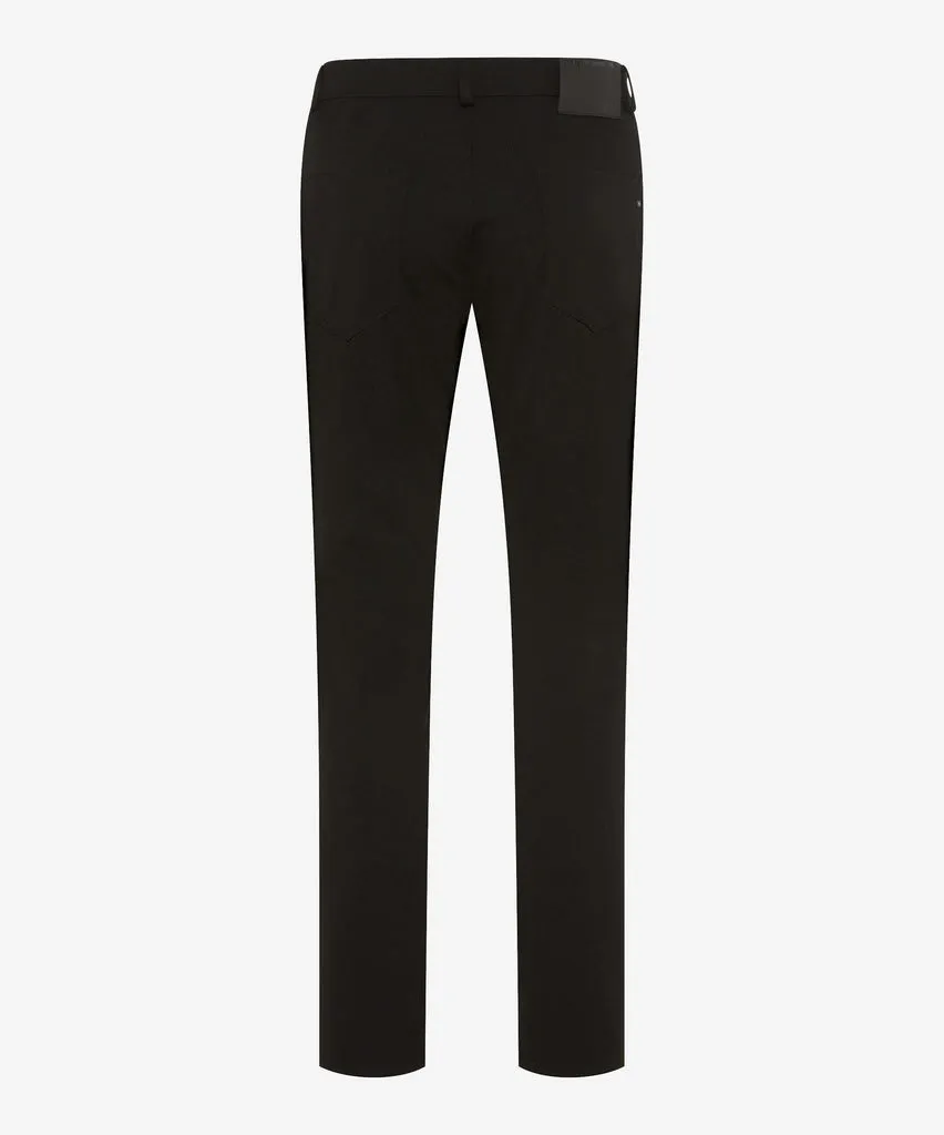 Brax Hi-Flex Black Jersey 5-Pocket Pant