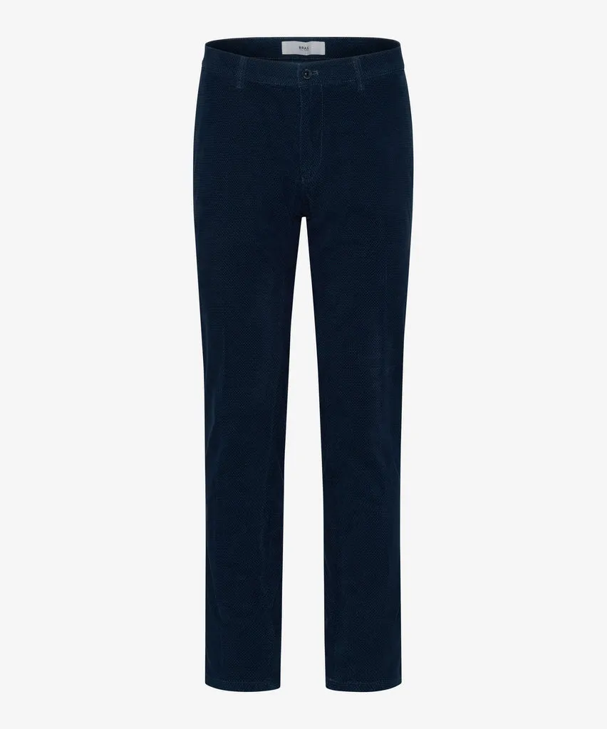 Brax Hi-Flex Print "Cord" Indigo Pant