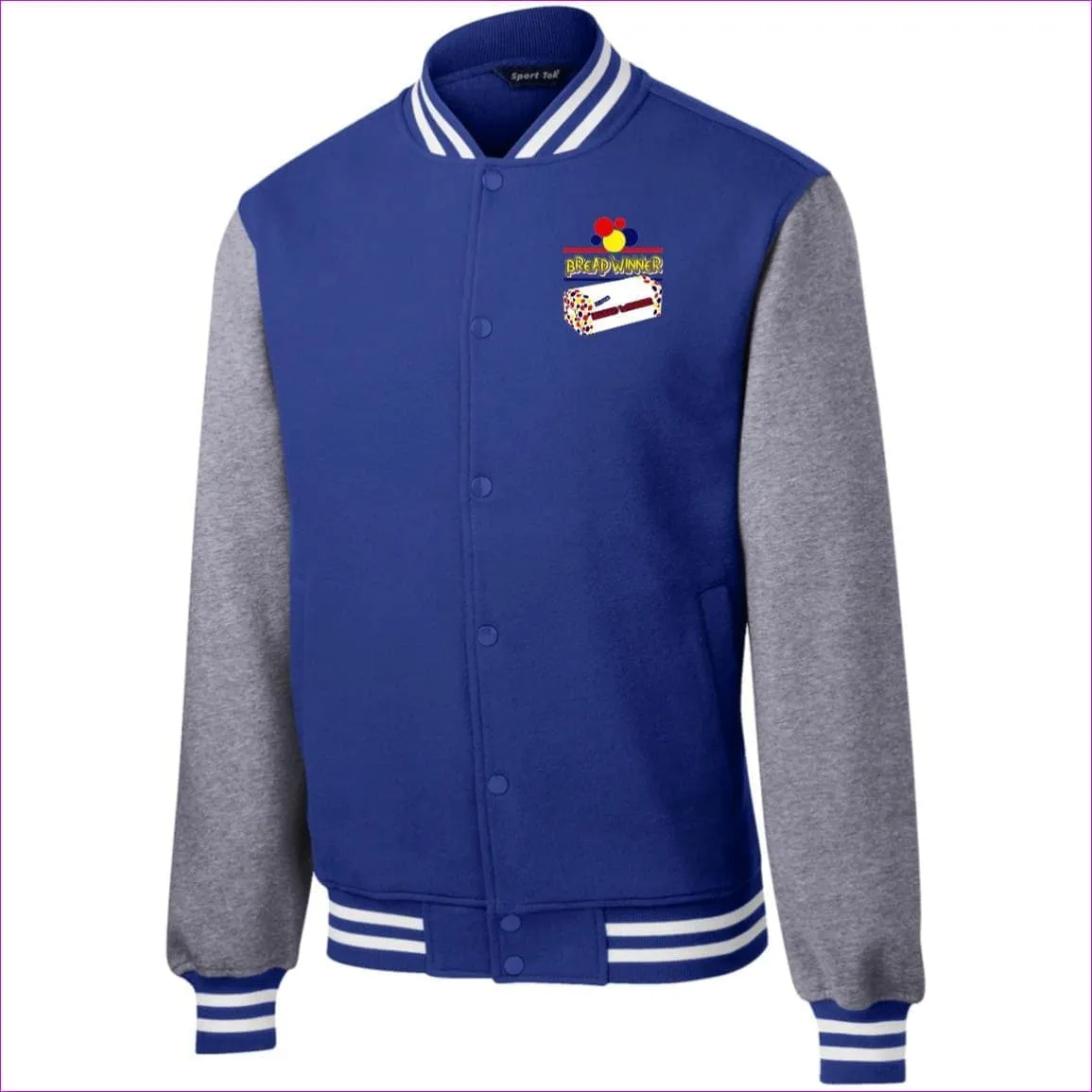 Bread Winner Fleece Letterman Jacket