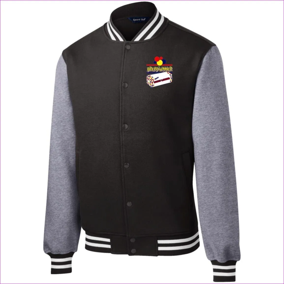 Bread Winner Fleece Letterman Jacket