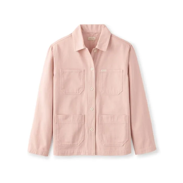 BRIXTON PHILLY CHORE COAT - PEACHSKIN - 100% COTTON