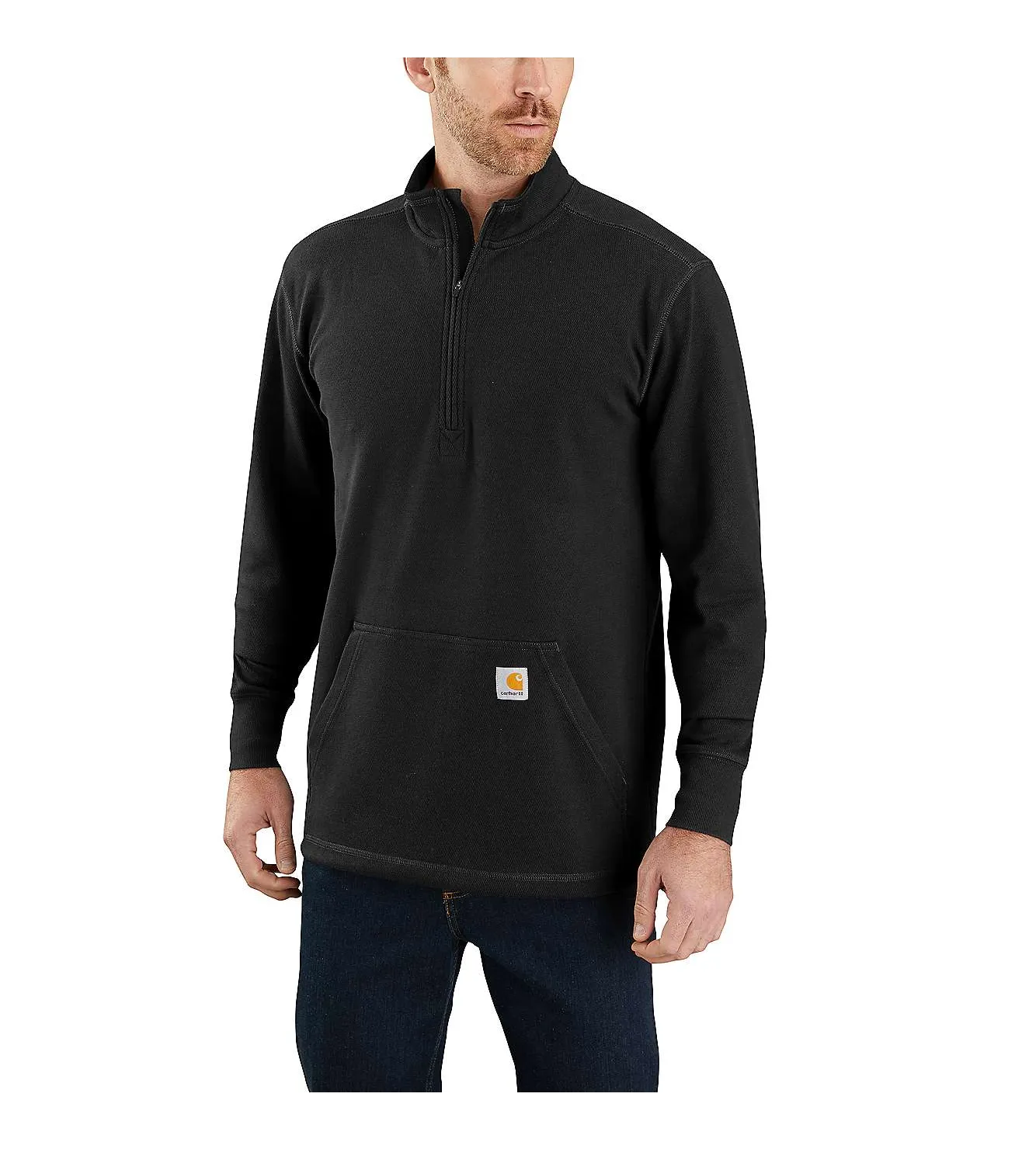 Carhartt Heavyweight L/S Half Zip Thermal T-Shirt