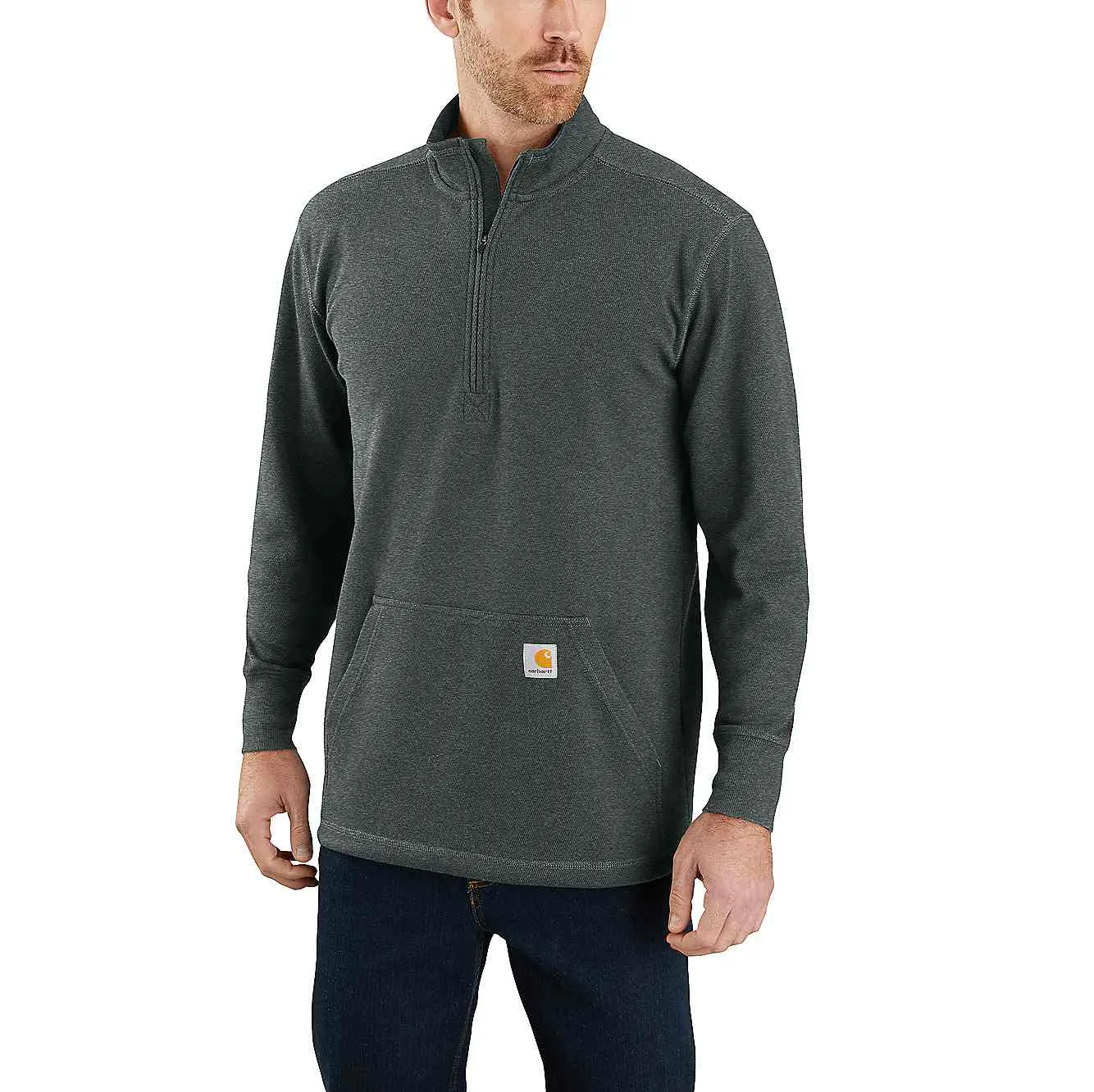 Carhartt Heavyweight L/S Half Zip Thermal T-Shirt