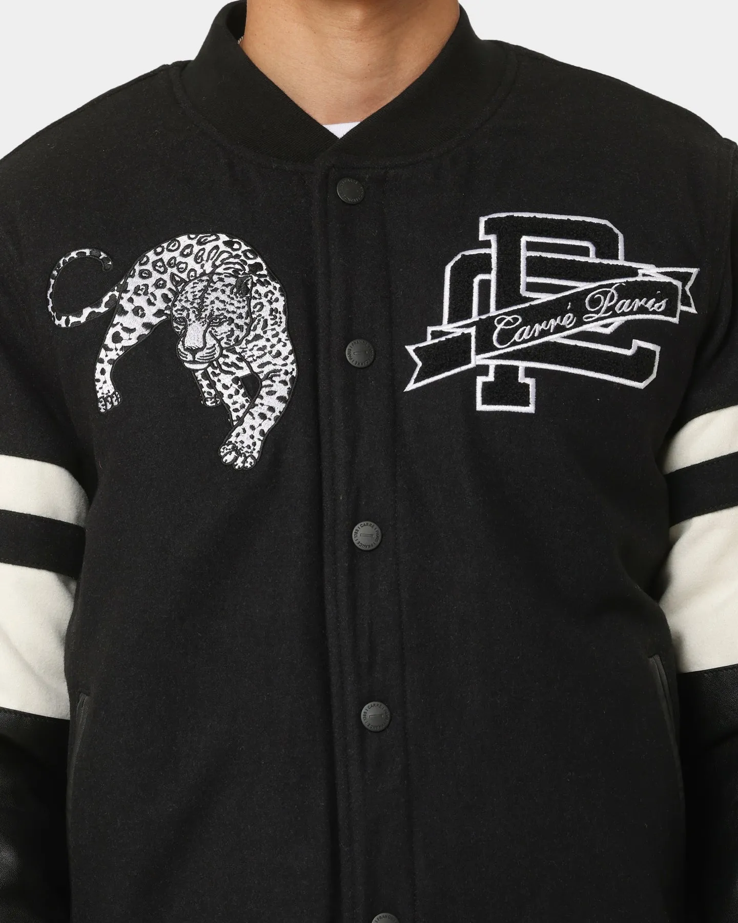 Carré Leo Varsity Jacket Black