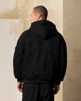 Carre Arch Work Bomber Jacket Washed Black