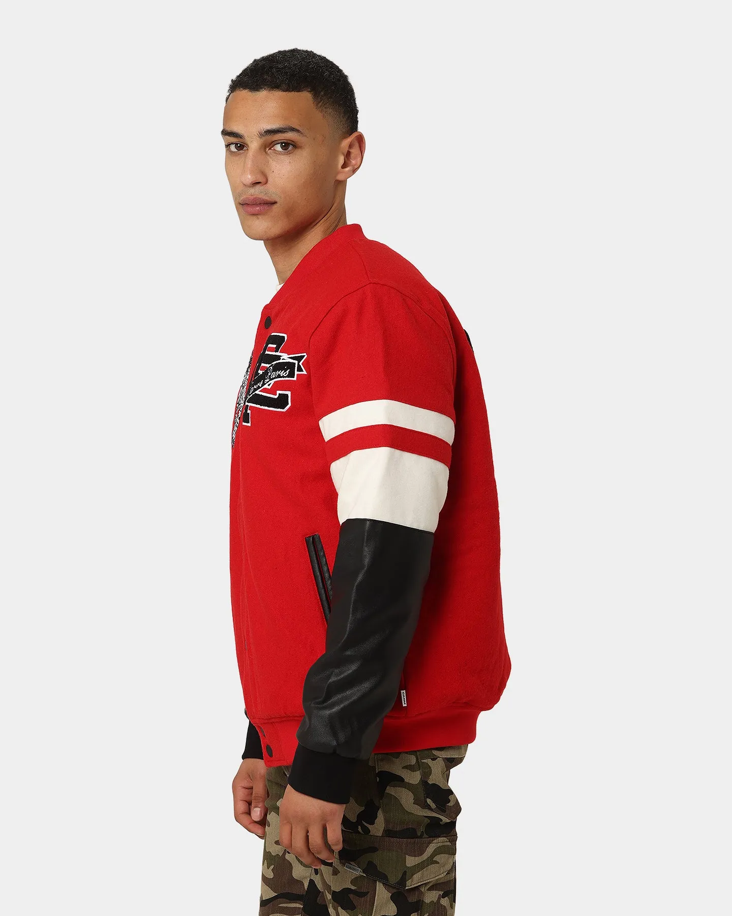 Carre Leo Varsity Jacket Red