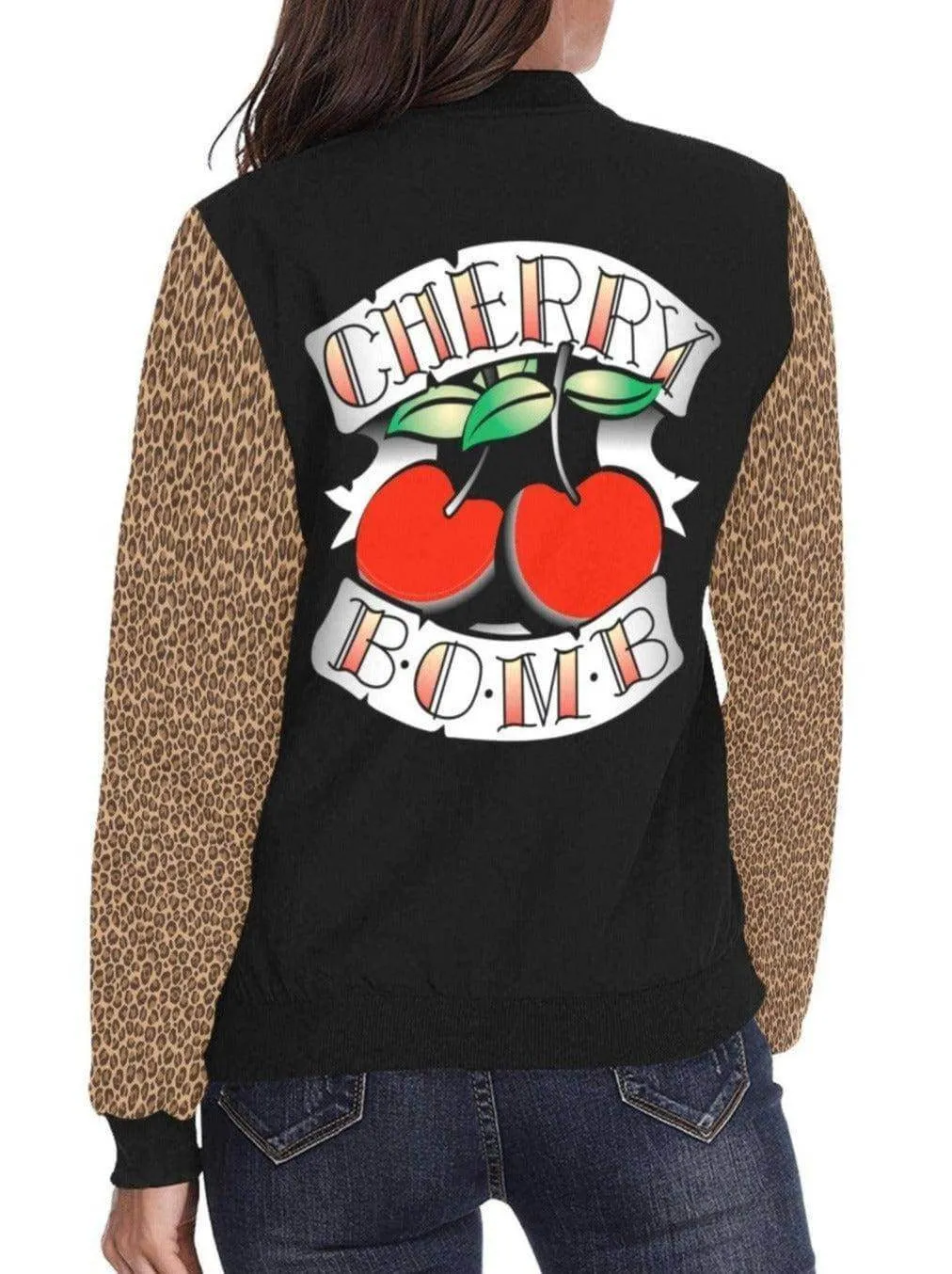 Cherry Bomb Womens Bomber Jacket [IN STOCK]