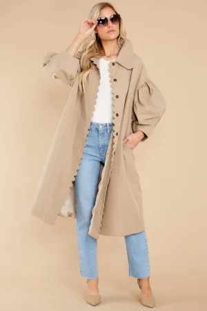 Chic By Design Taupe Coat