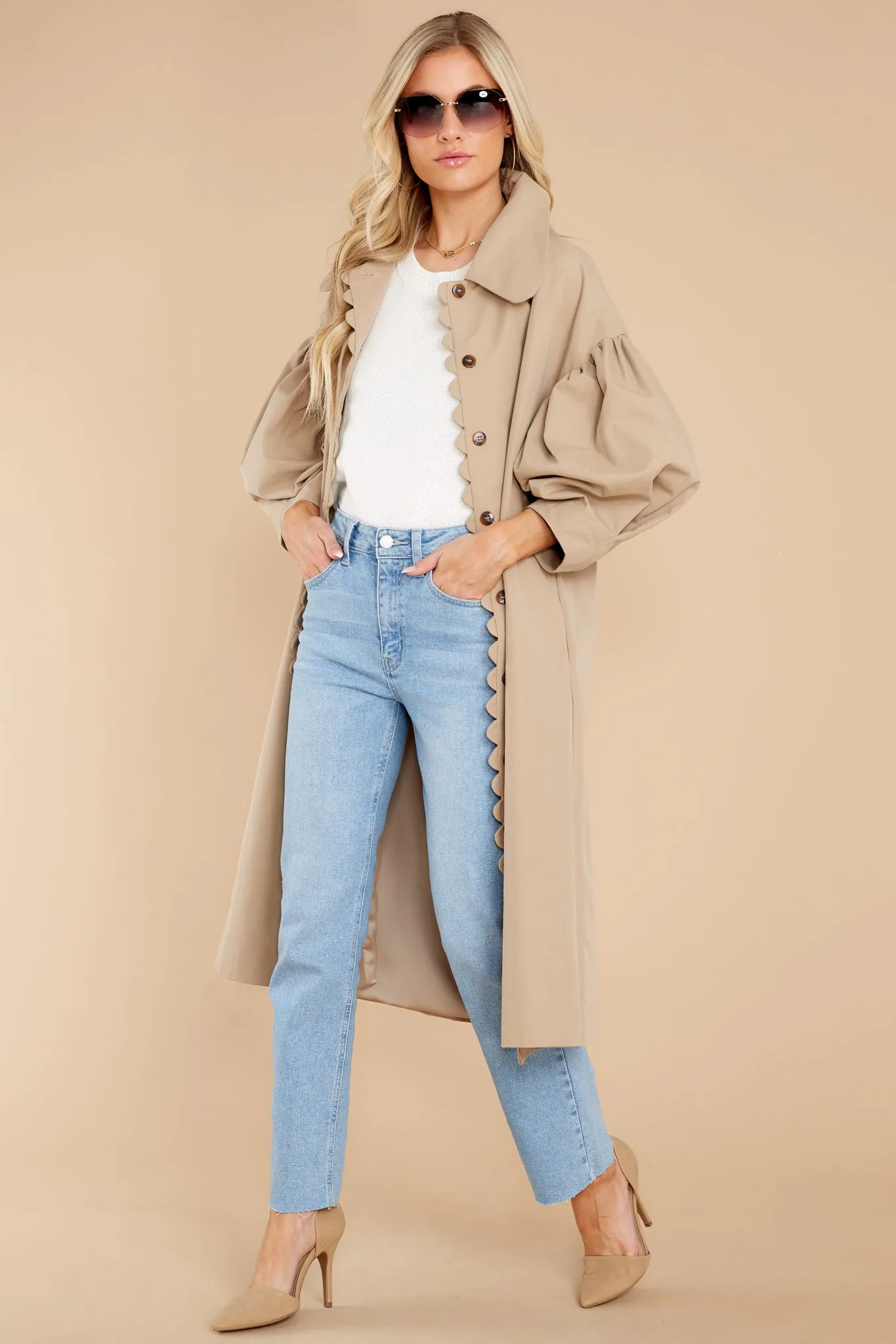 Chic By Design Taupe Coat