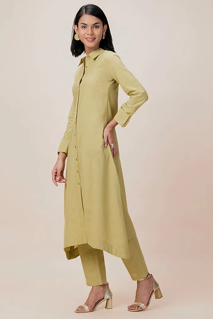 Classic Shirt Style Kurta Set