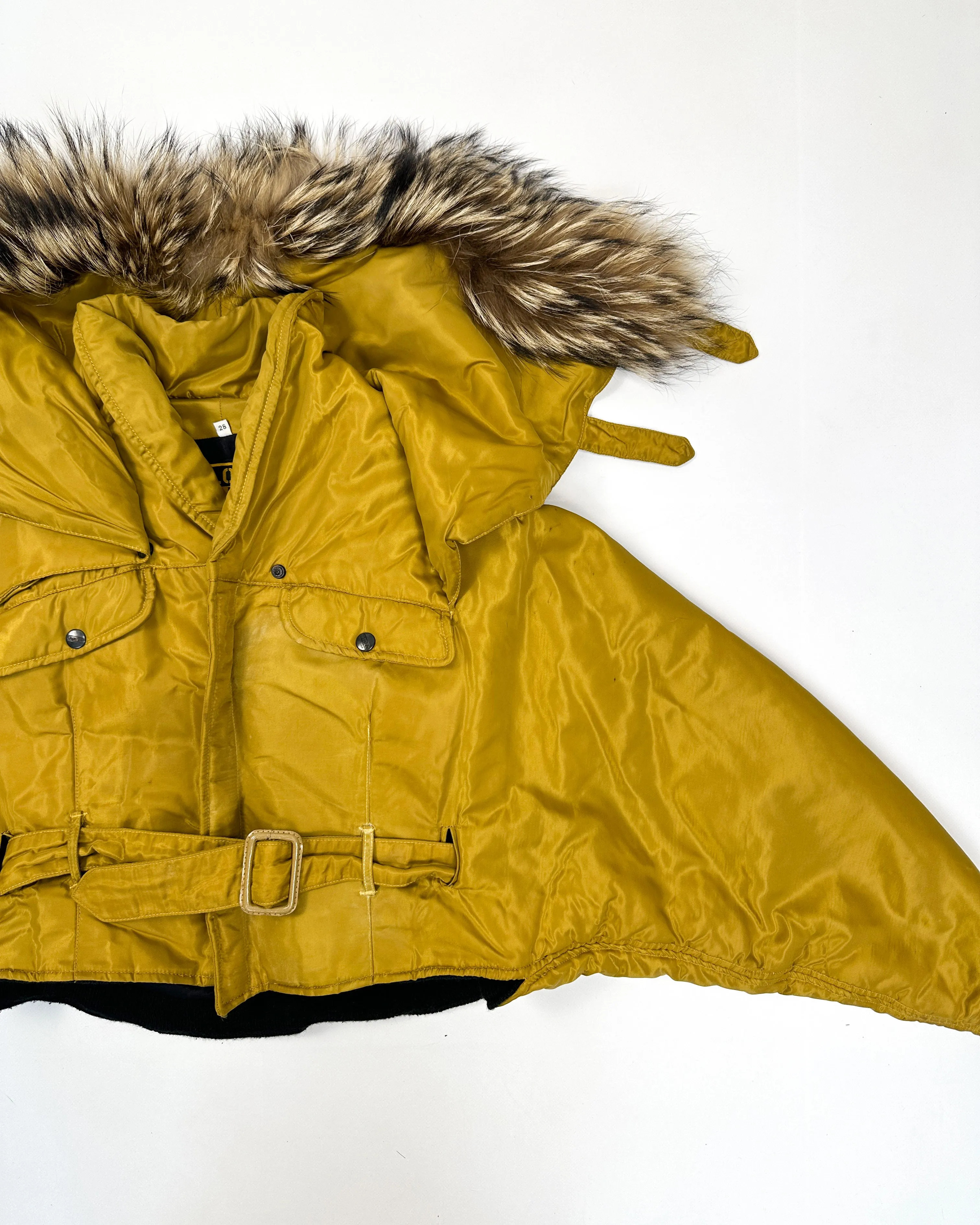 Closed By Marithé Francois Girbaud Yellow Triangle Jacket 1990's