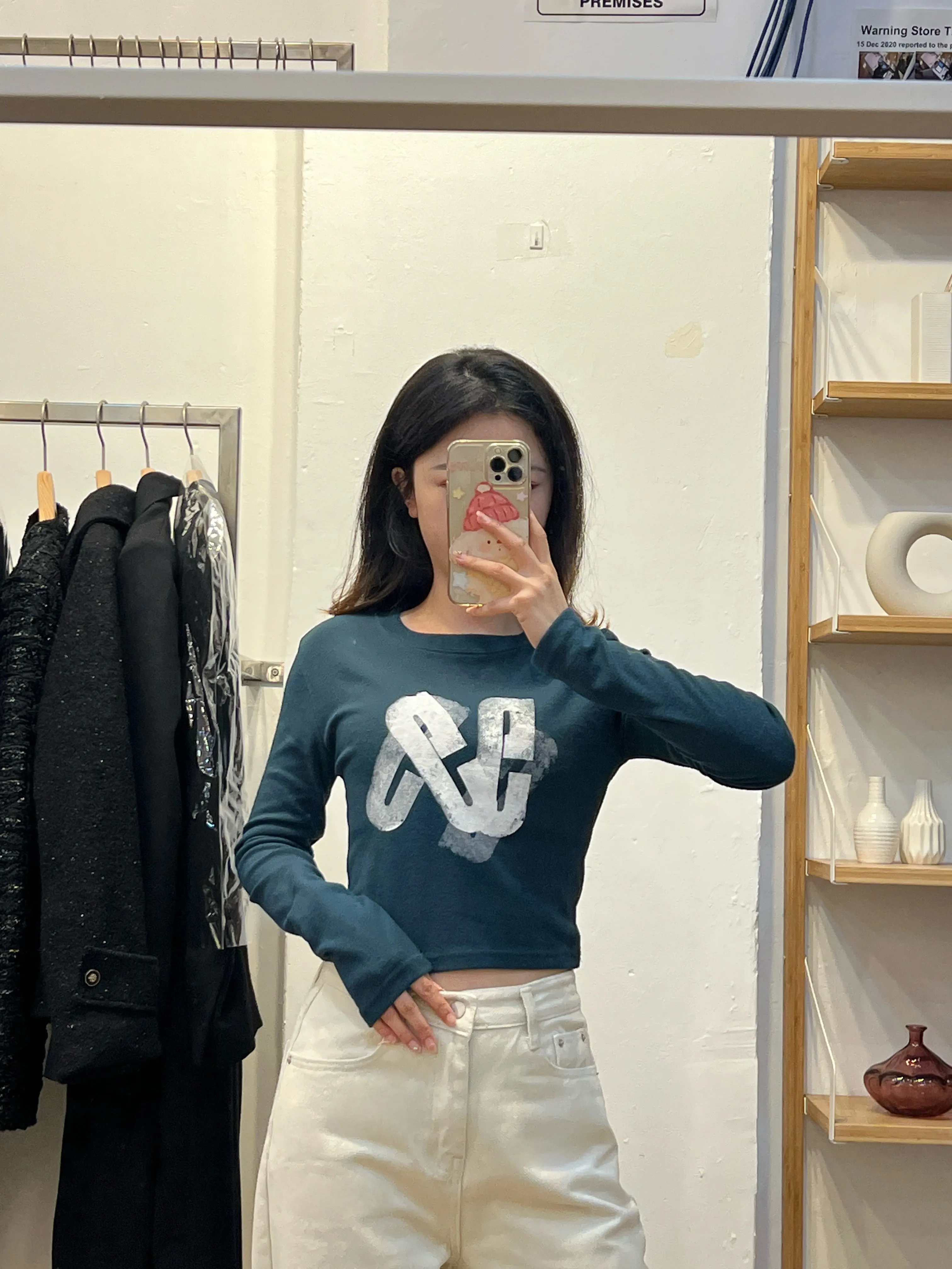 Cozy crop cotton tops