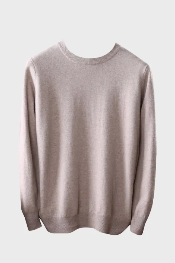 Crew-Neck Sweater ( Merino Cashmere Blended)