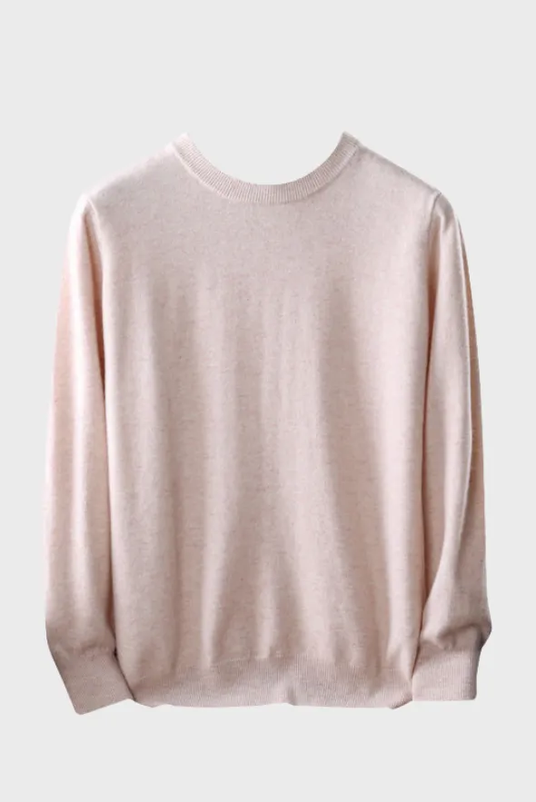 Crew-Neck Sweater ( Merino Cashmere Blended)