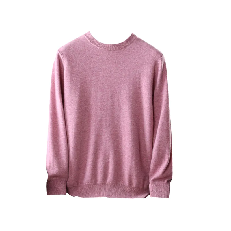 Crew-Neck Sweater ( Merino Cashmere Blended)