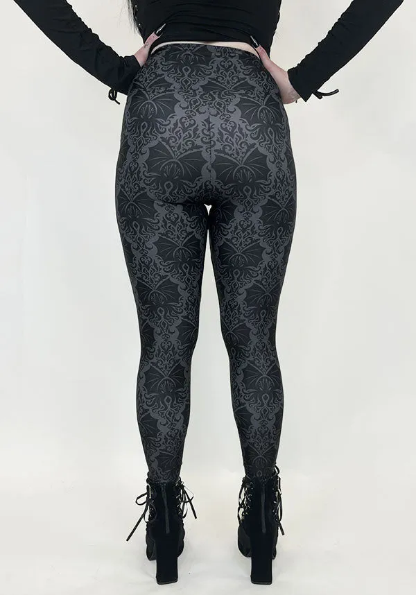 Cthulhu Damask | LEGGINGS