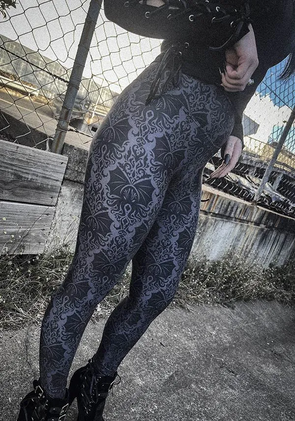 Cthulhu Damask | LEGGINGS