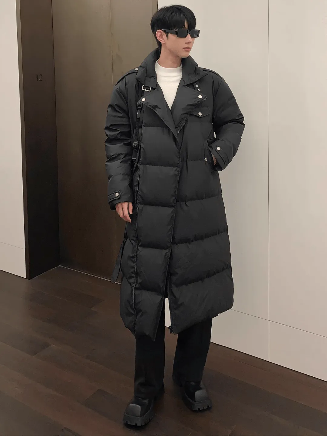 [CUIBUJU] over-the-knee thickened cotton coat down jacket na753