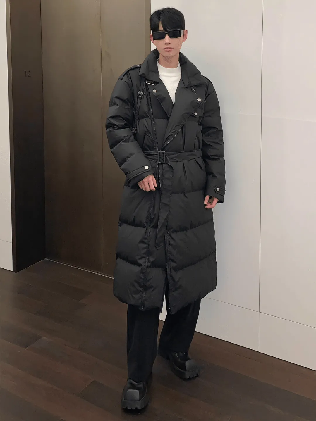 [CUIBUJU] over-the-knee thickened cotton coat down jacket na753