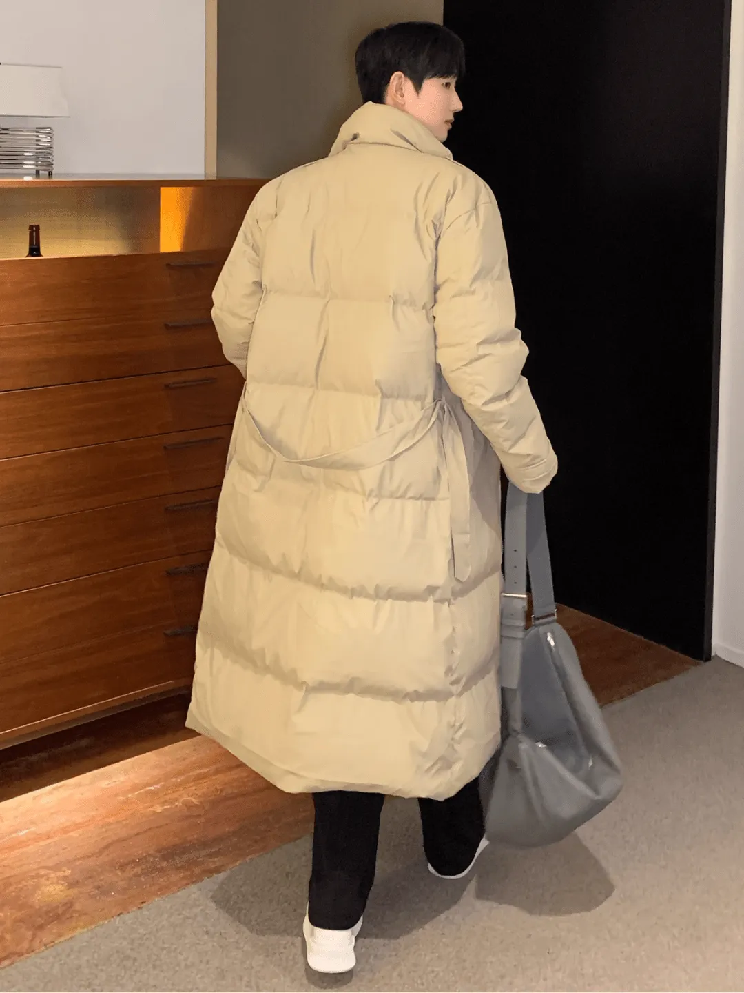 [CUIBUJU] over-the-knee thickened cotton coat down jacket na753