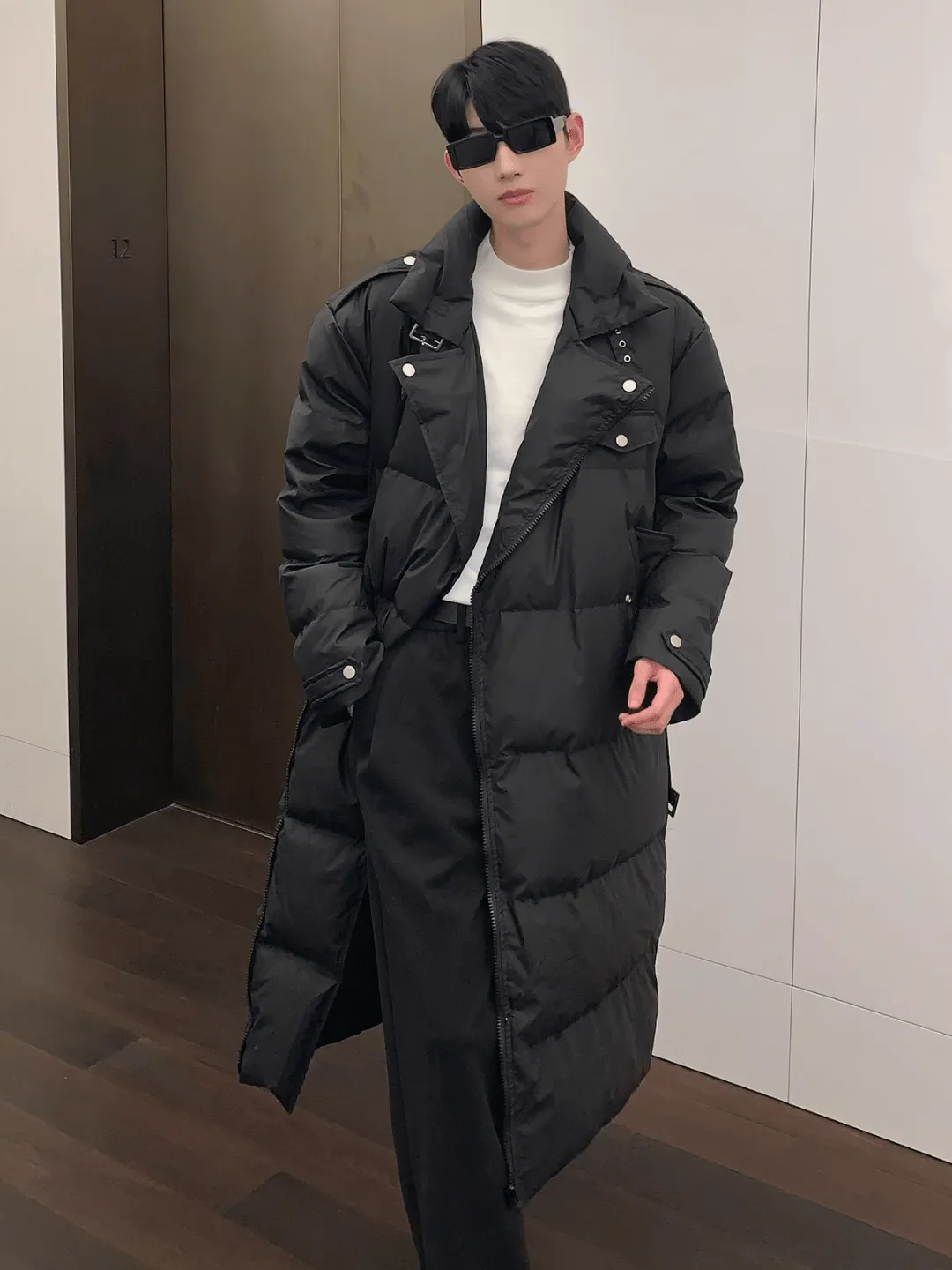 [CUIBUJU] over-the-knee thickened cotton coat down jacket na753