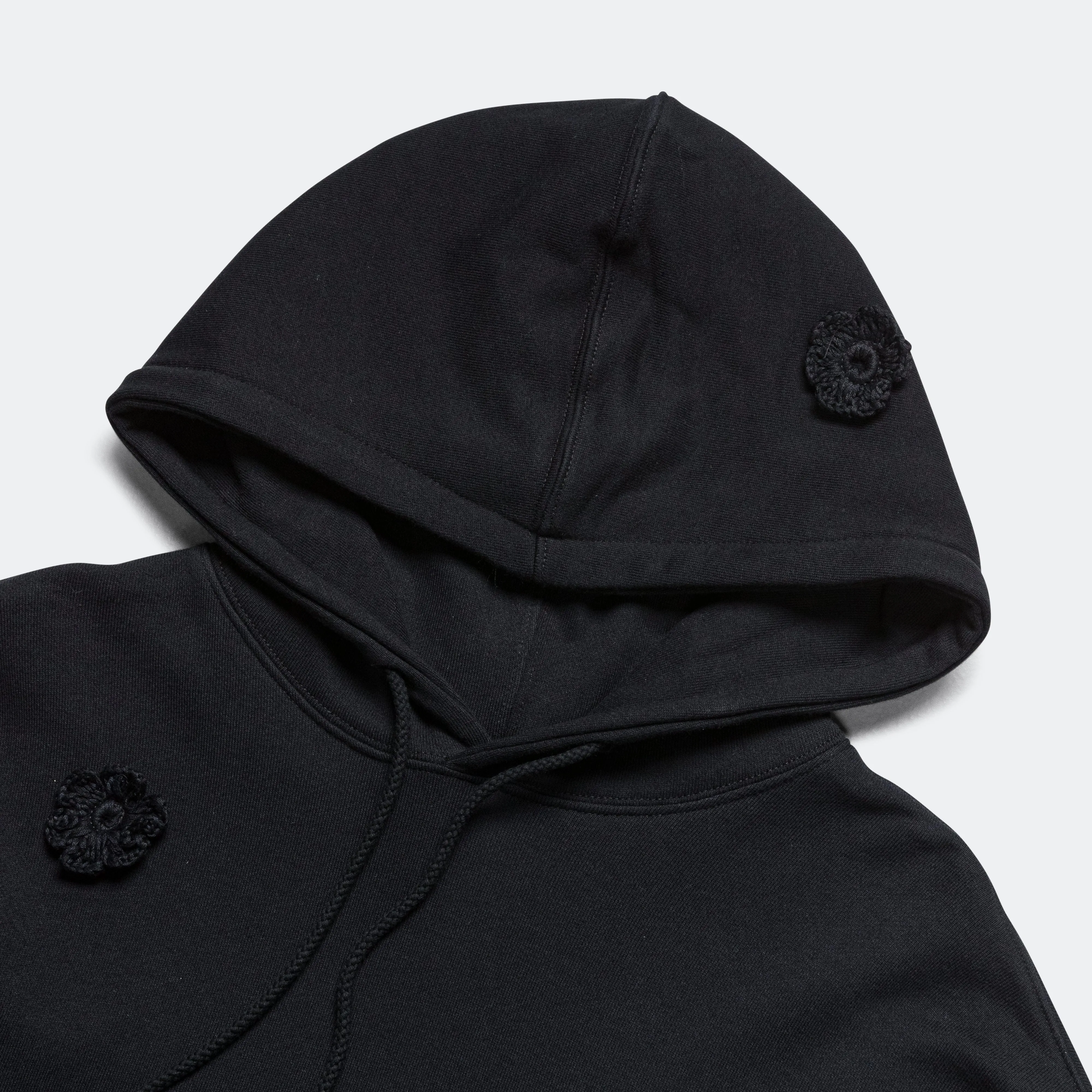 Daisie Gym Hoodie - Black Terry