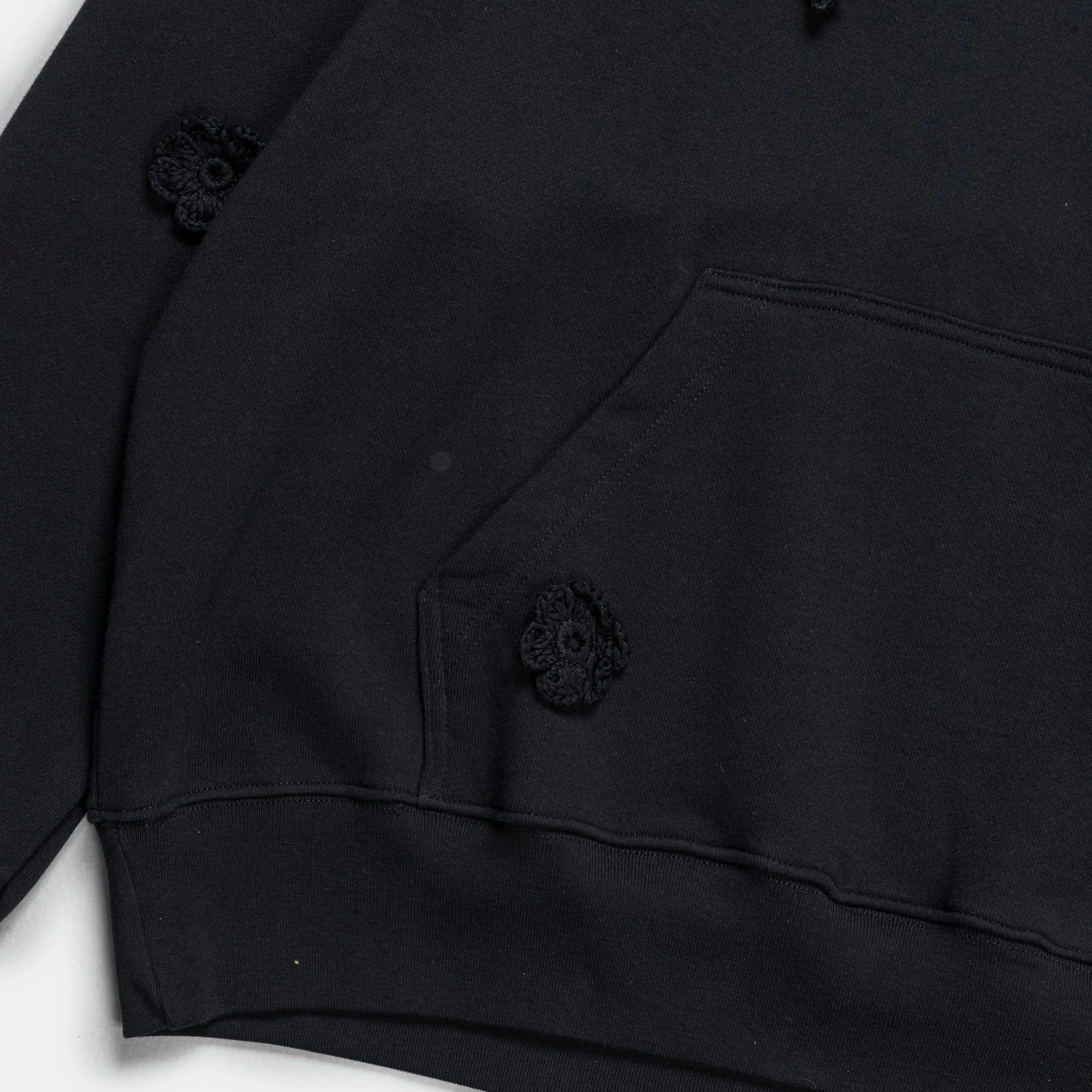 Daisie Gym Hoodie - Black Terry