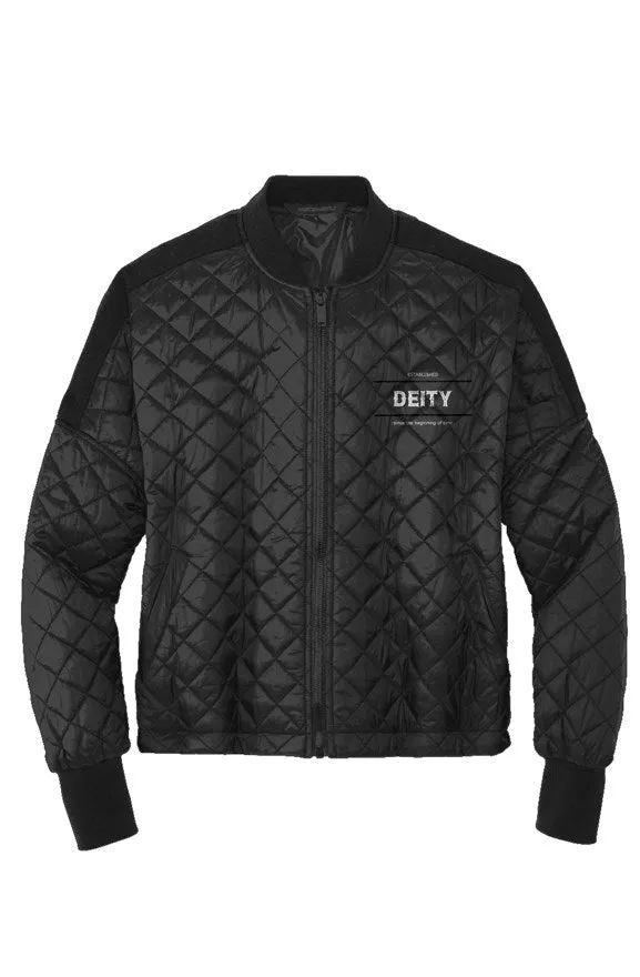 Deity Womens Boxy Quilted Jacket