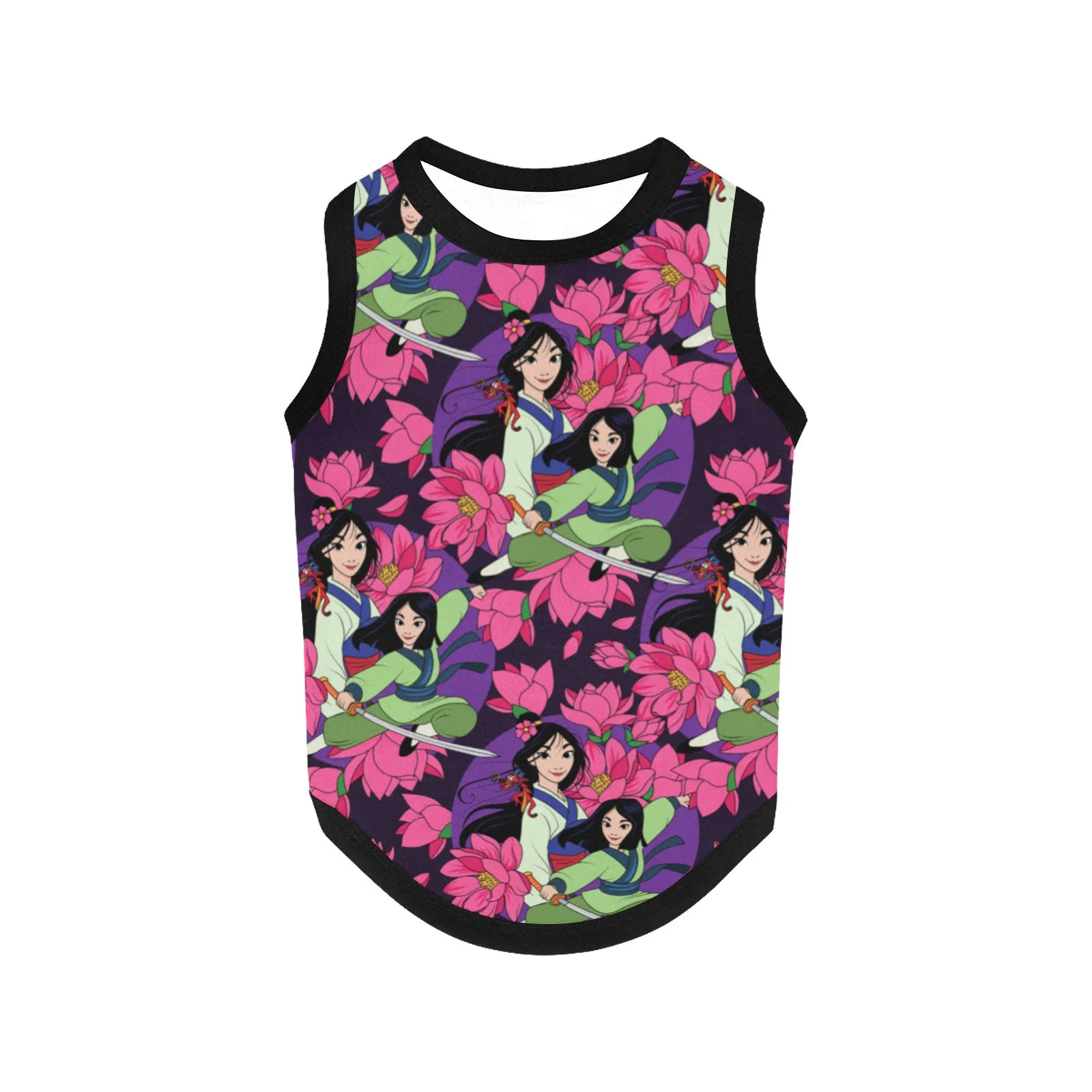 Disney Mulan Blooming Flowers Pet Tank Top