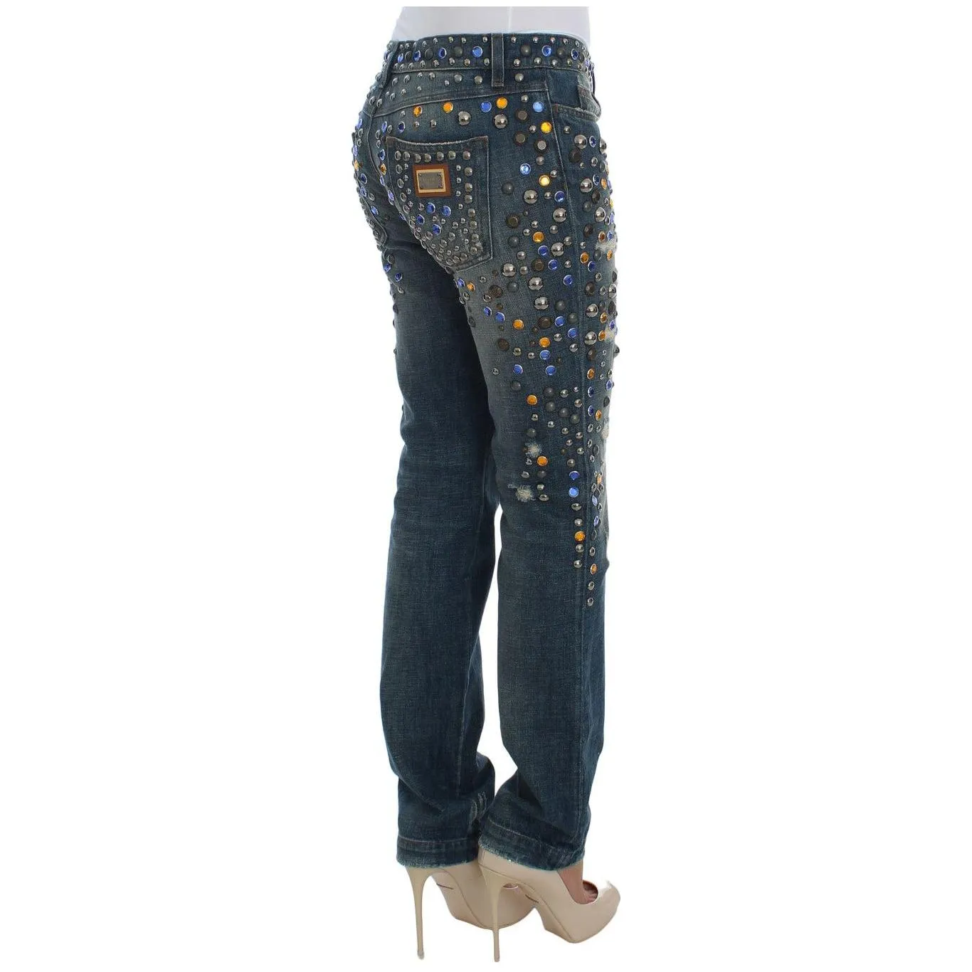 Dolce & Gabbana Enchanted Sicily Crystal Embellished Jeans