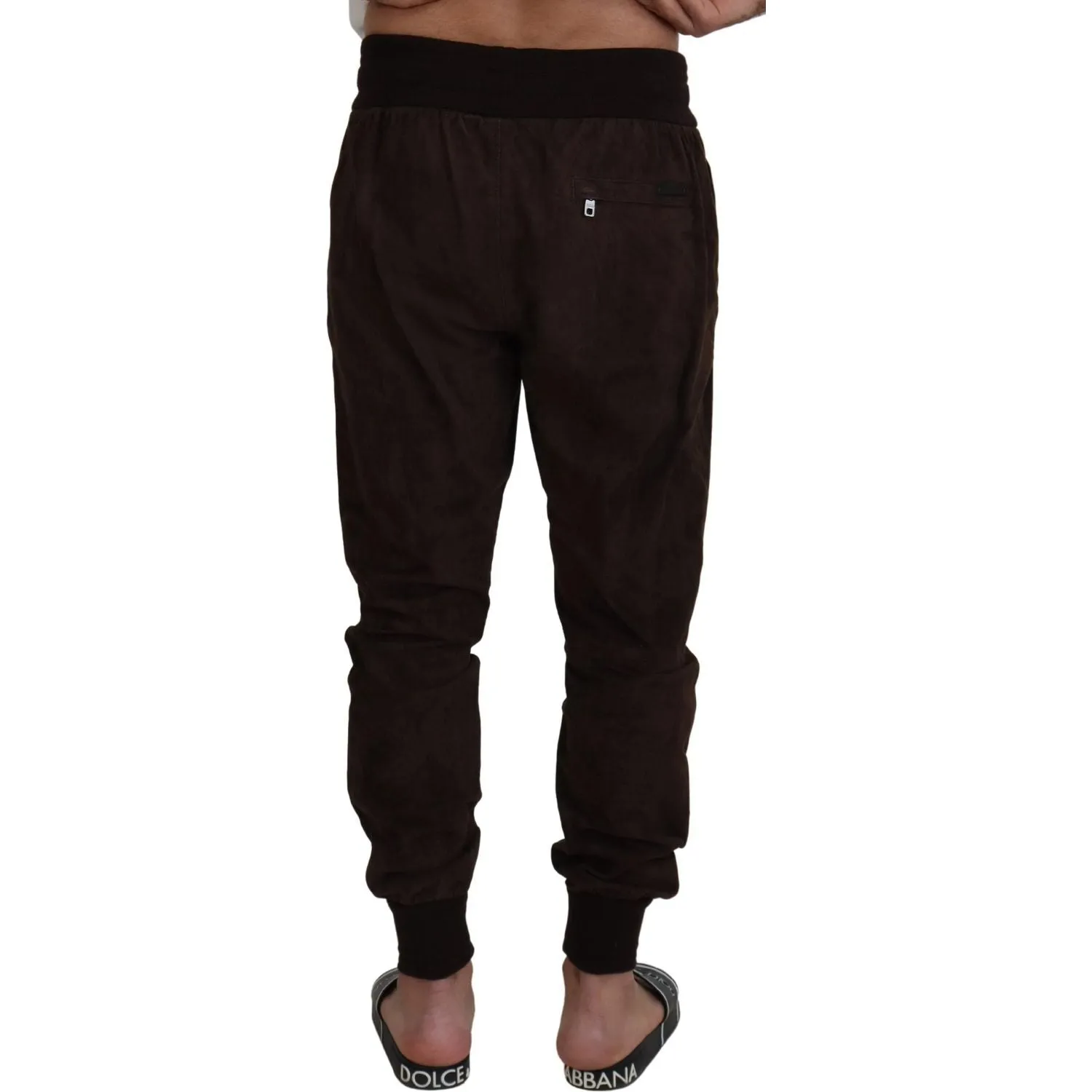 Dolce & Gabbana Stunning Authentic Jogger Pants in Brown